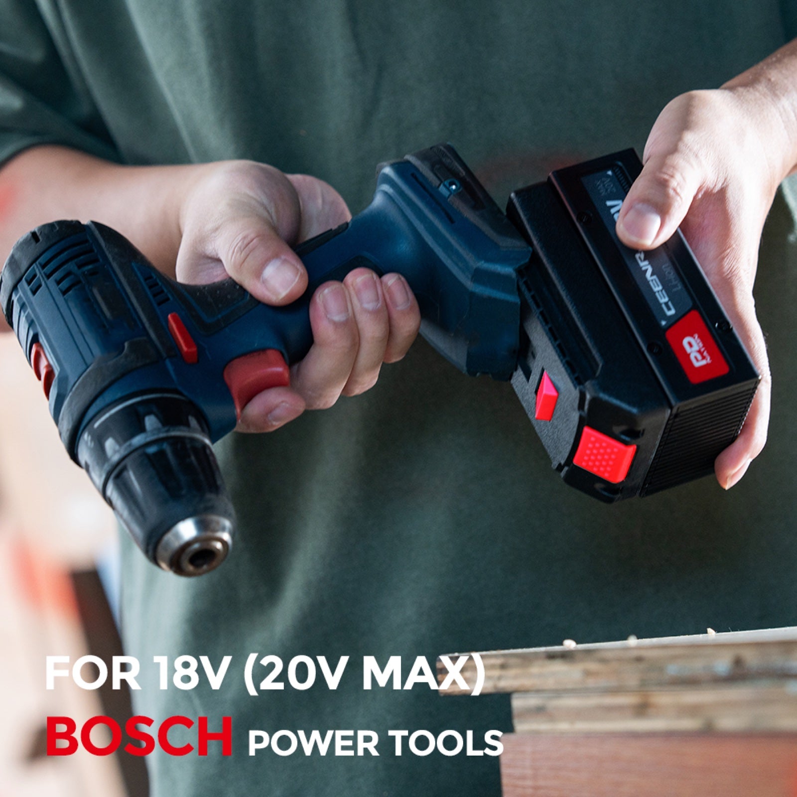 CEENR PDnation™ Brand Mount for Bosch Professional 18V Power Tools