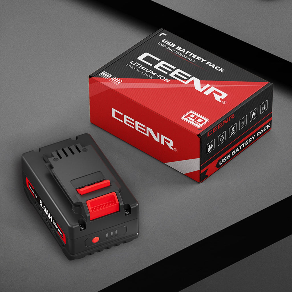 CEENR 5.0Ah Battery for Porter Cable 20V Max | Replacement Model PCC685
