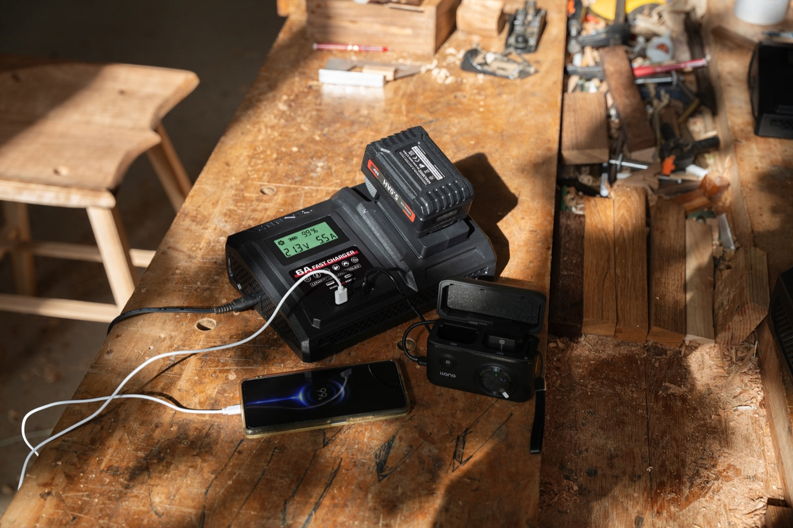 6 Amp Fast Charger for Milwaukee 18V Lithium-Ion Battery Pack