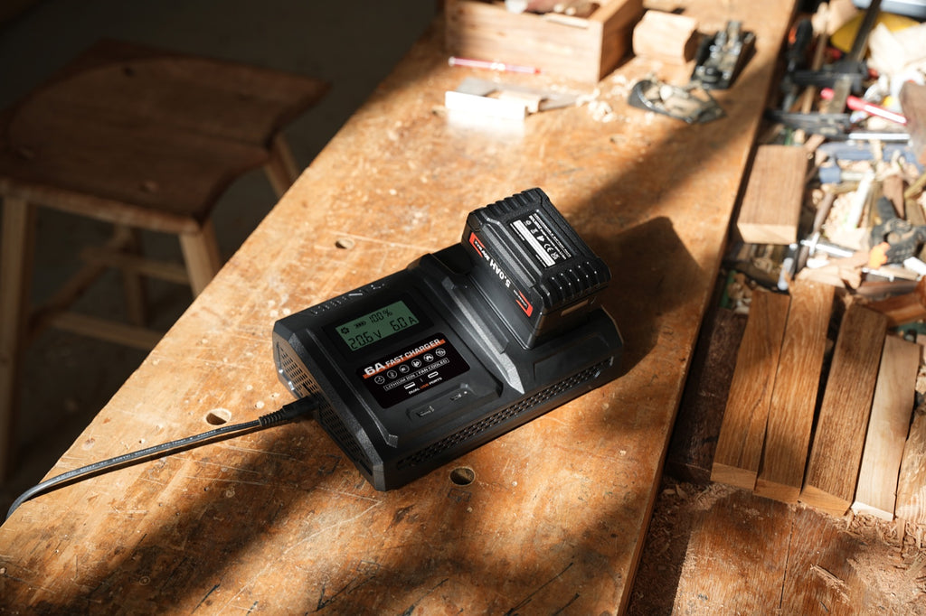 6 Amp Fast Charger for Black and Decker 20V Max Lithium-Ion Battery Pack