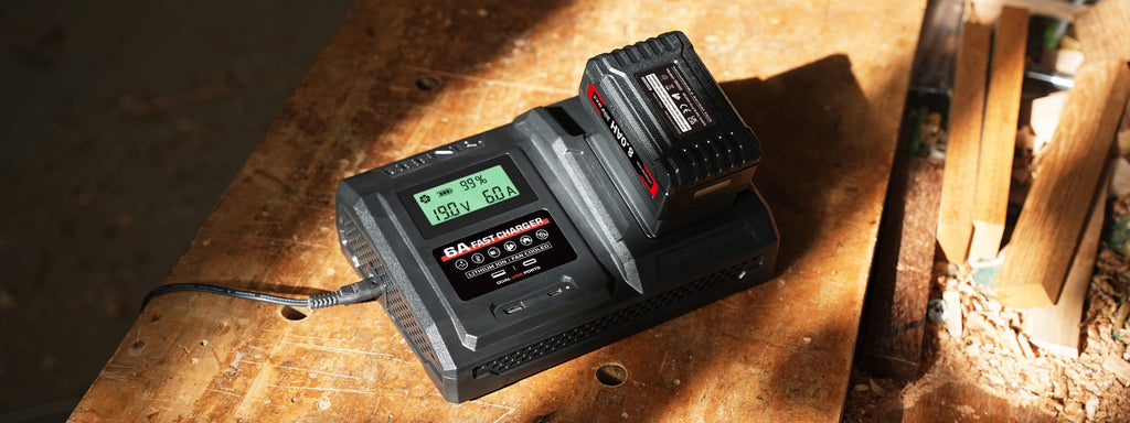 6 Amp Fast Charger for Black and Decker 20V Max Lithium-Ion Battery Pack