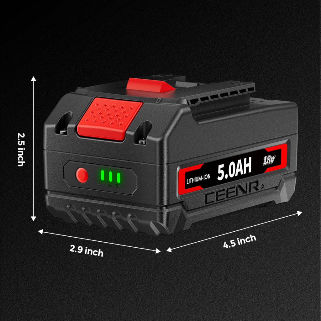 CEENR 5.0Ah Battery for Bosch 18V | Replacement Model BAT610G