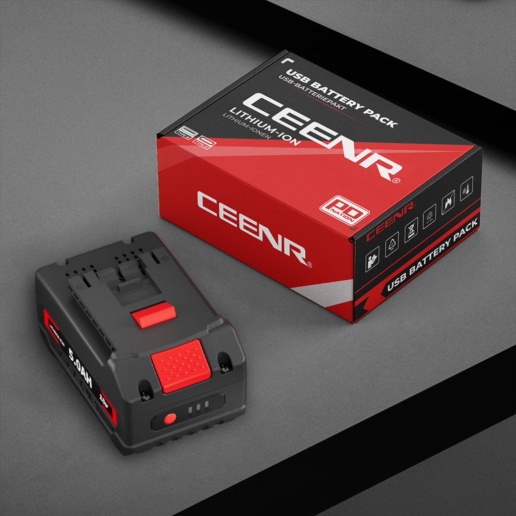 CEENR 5.0Ah Battery for Bosch 18V | Replacement Model BAT610G