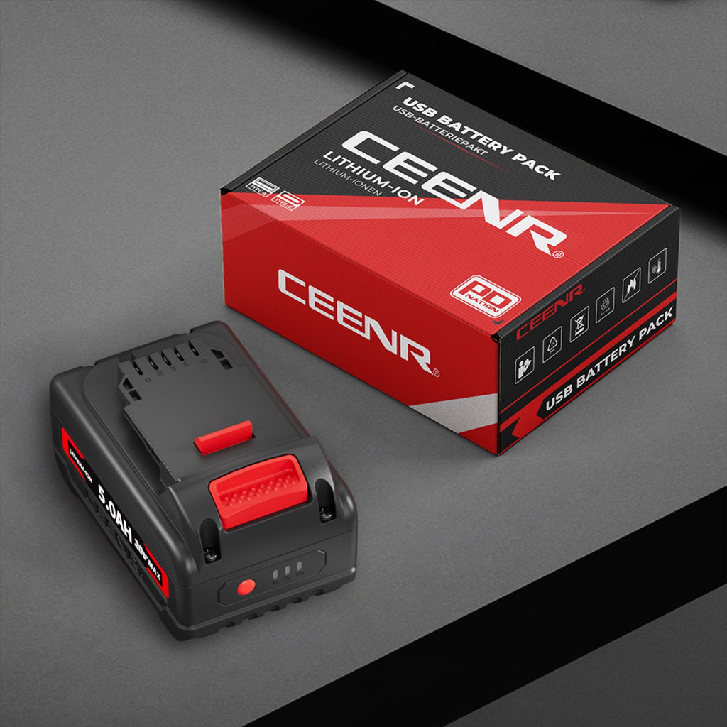 CEENR 5.0Ah Battery for DeWalt 20V Max | Replacement Model DCB200