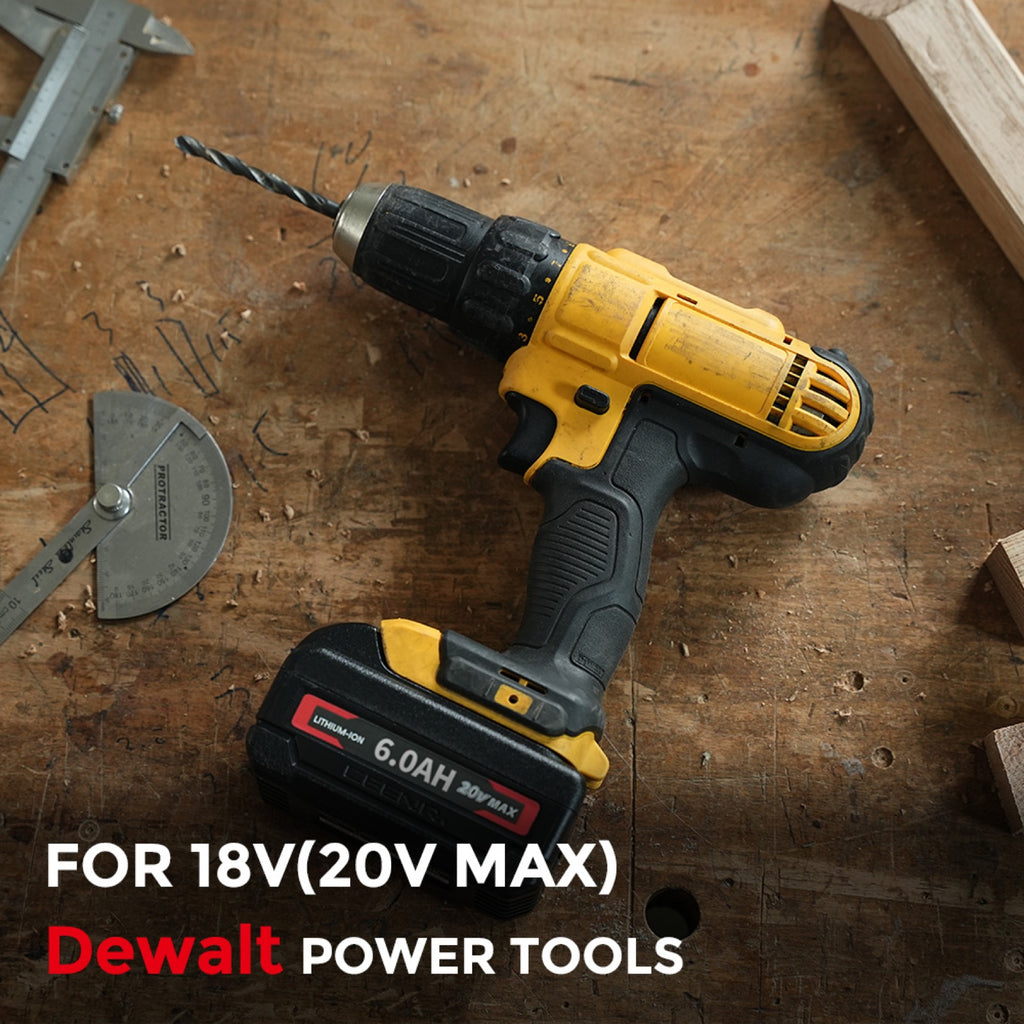CEENR 6.0Ah Battery (with LG HG2 Cells) for DeWalt 20V Max | Replacement Model DCB200