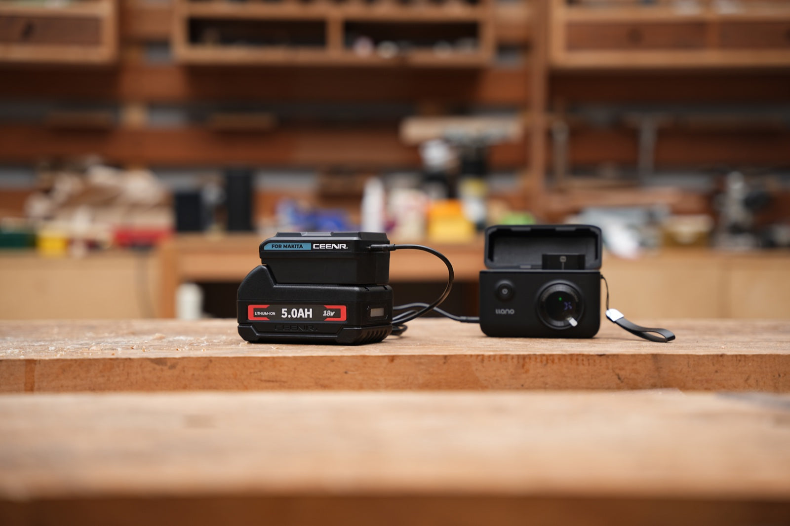 CEENR 45W USB-C Power Bank Adapter for Makita 18V Batteries
