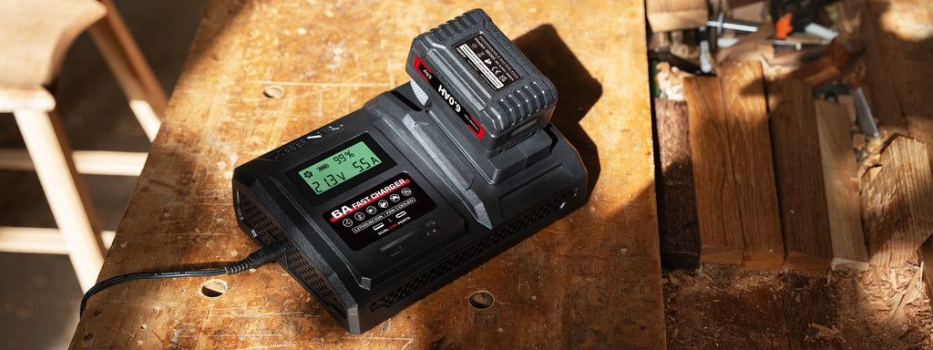 6 Amp Fast Charger for Milwaukee 18V Lithium-Ion Battery Pack