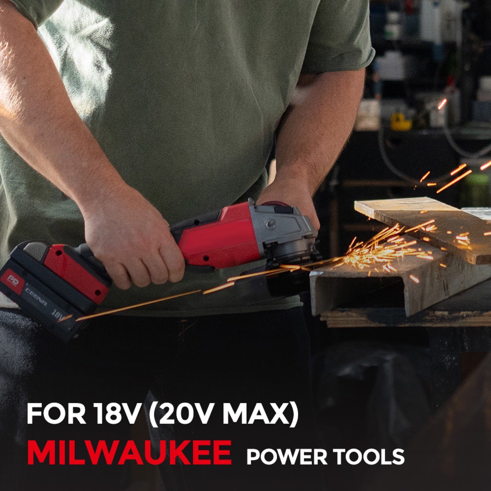 CEENR PDnation™ Brand Mount for Milwaukee 18V Power Tools