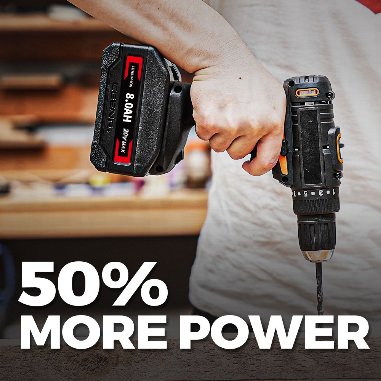 CEENR 8.0Ah Battery (with Lishen 21700 Cells) for Worx 20V Max | Model WA3520