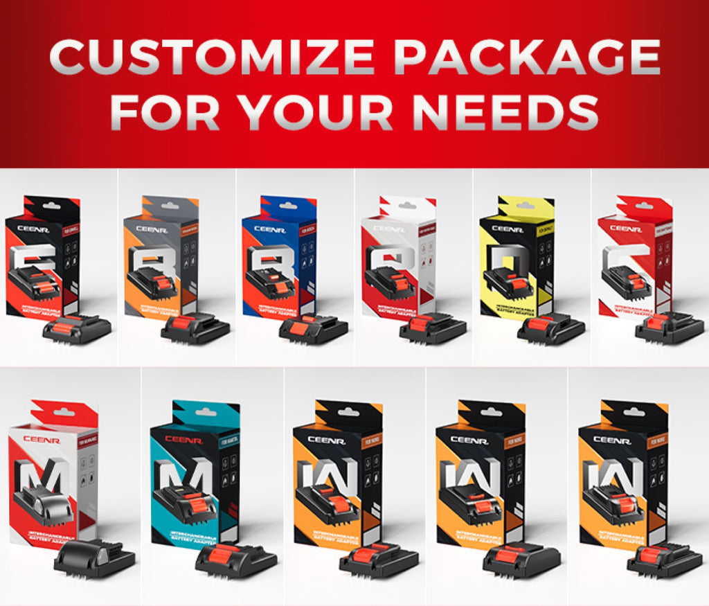 CEENR PDnation™ 8.0Ah Universal Power Tool Battery — 1,600+ Tools, 100W USB-C