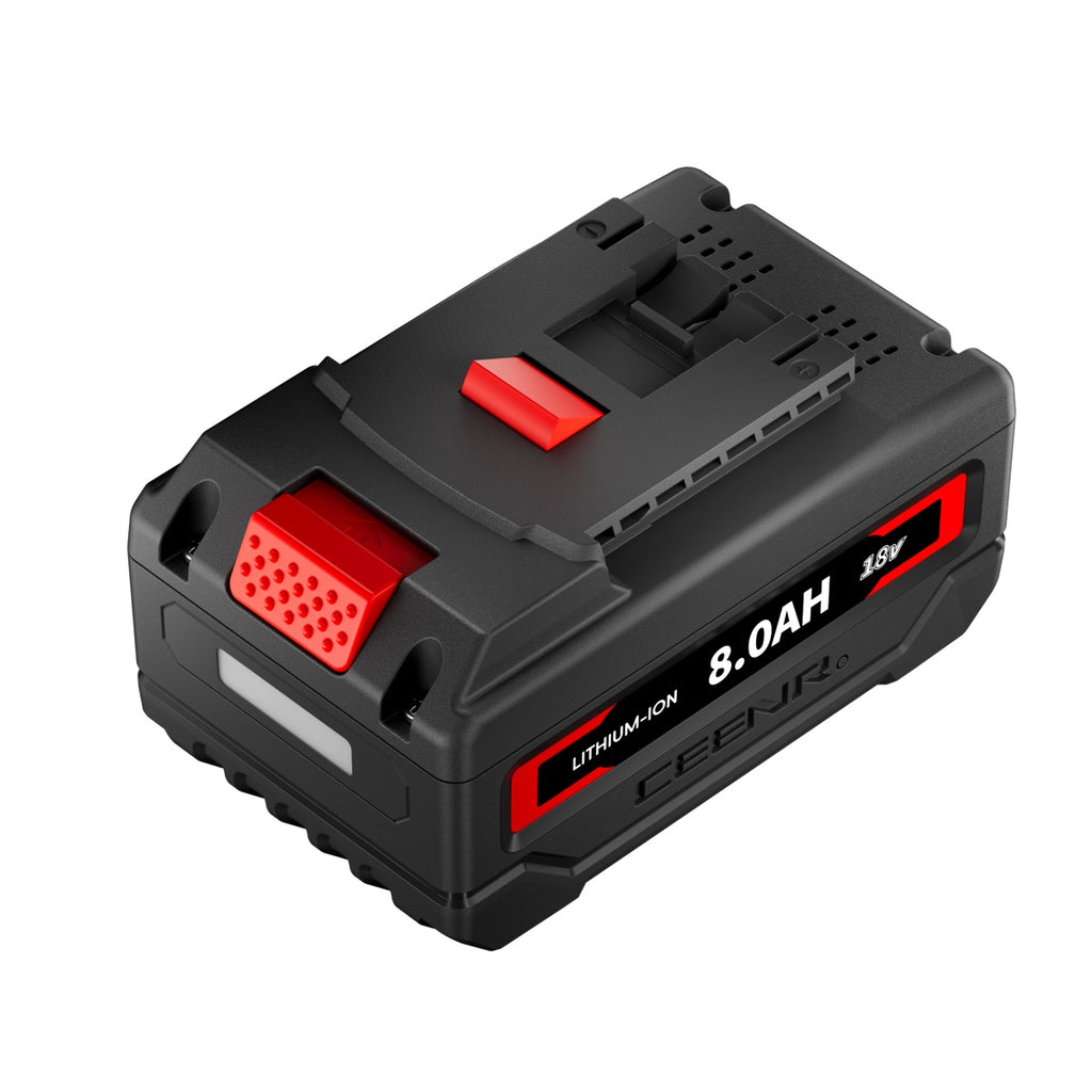 CEENR 8.0Ah Battery (with Lishen 21700 Cells) for Bosch 18V | Replacement Model BAT610G