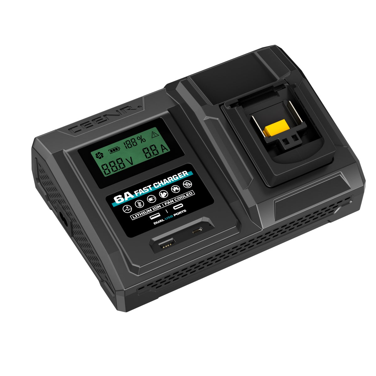 6 Amp Fast Charger for Makita 18V Lithium-Ion Battery Pack